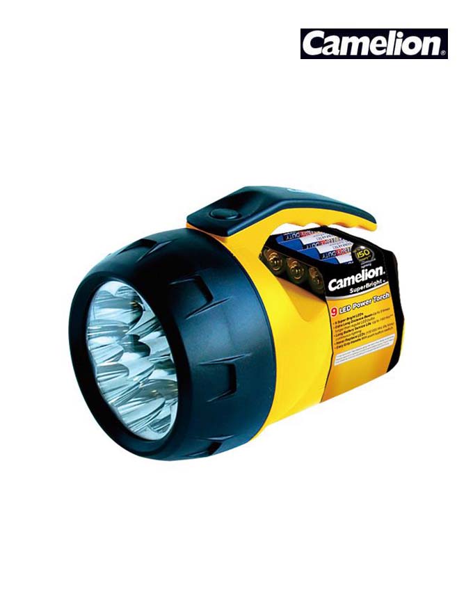 Camelion FL-9LED Torch With 4XAA Batteries
